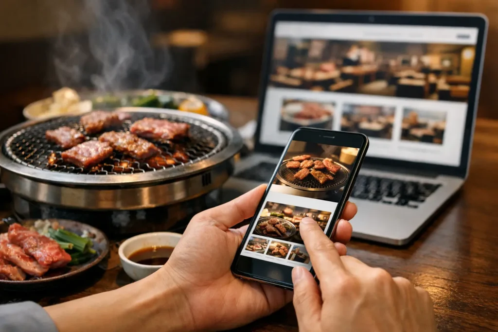 How to Book Yakiniku Online in Tokyo